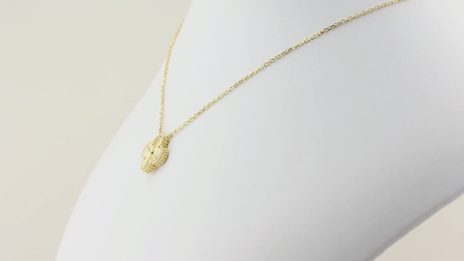 Van Cleef and Arpels Alhambra Yellow Gold Necklace