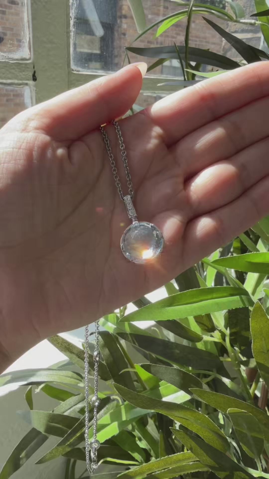 Bulgari Parentesi Cocktail Topaz Diamond Necklace