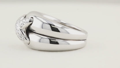 Vintage Chaumet Diamond Liens de Band Ring