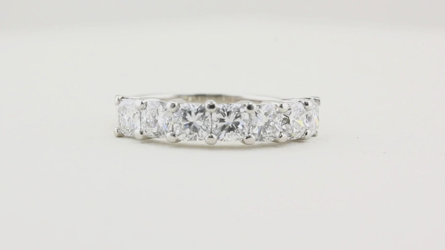 2.00ct Cushion Cut Diamond Seven Stone Ring
