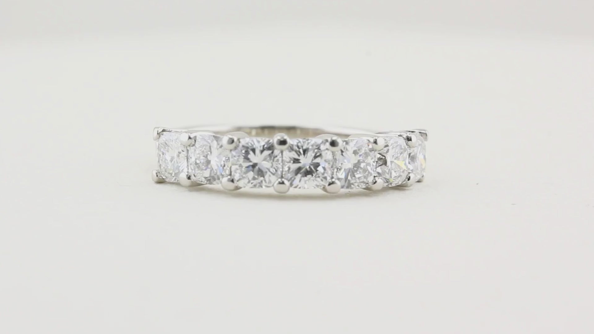 2.00ct Cushion Cut Diamond Seven Stone Ring
