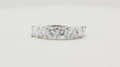 2.00ct Cushion Cut Diamond Seven Stone Ring