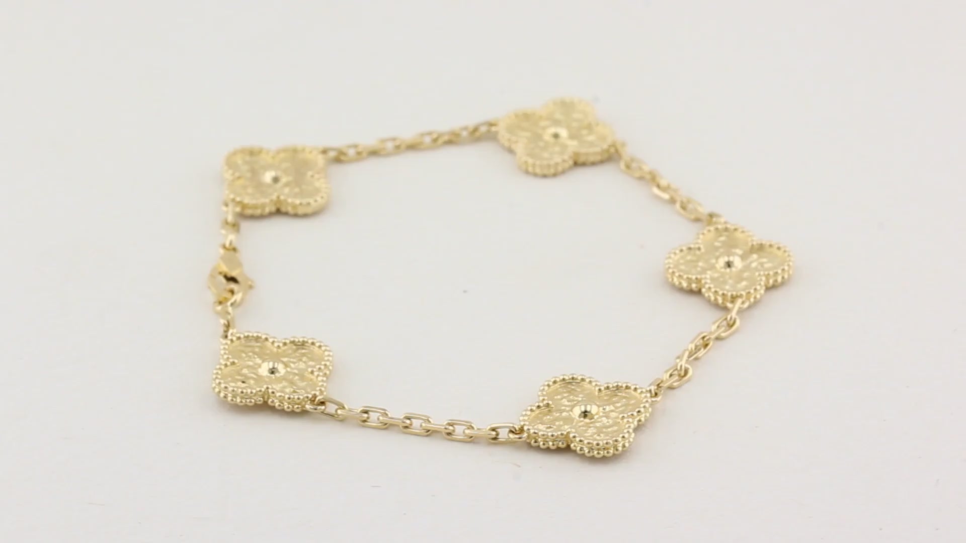 Van Cleef and Arpels Alhambra Yellow Gold Bracelet