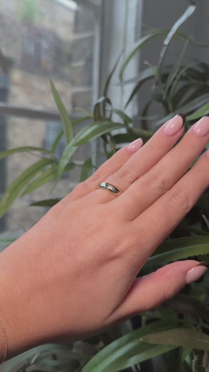 Bulgari Onda Two Tone Gold Ring