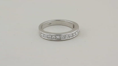 1.05ct Princess Cut Channel Set Eternity Ring