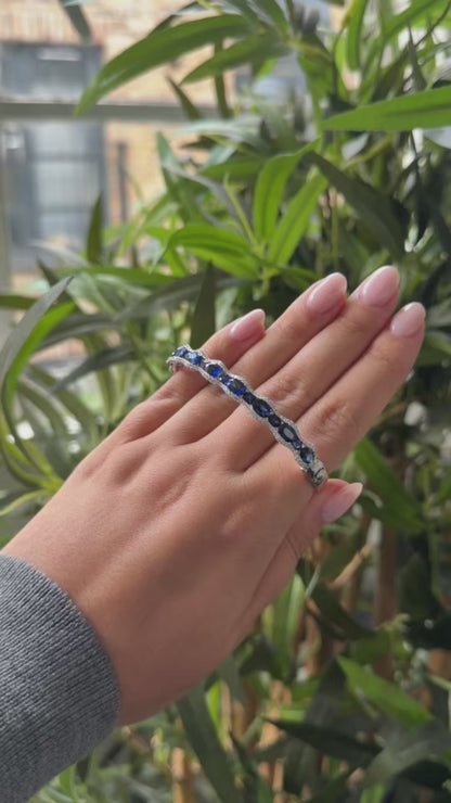 Sapphire and Diamond Bracelet