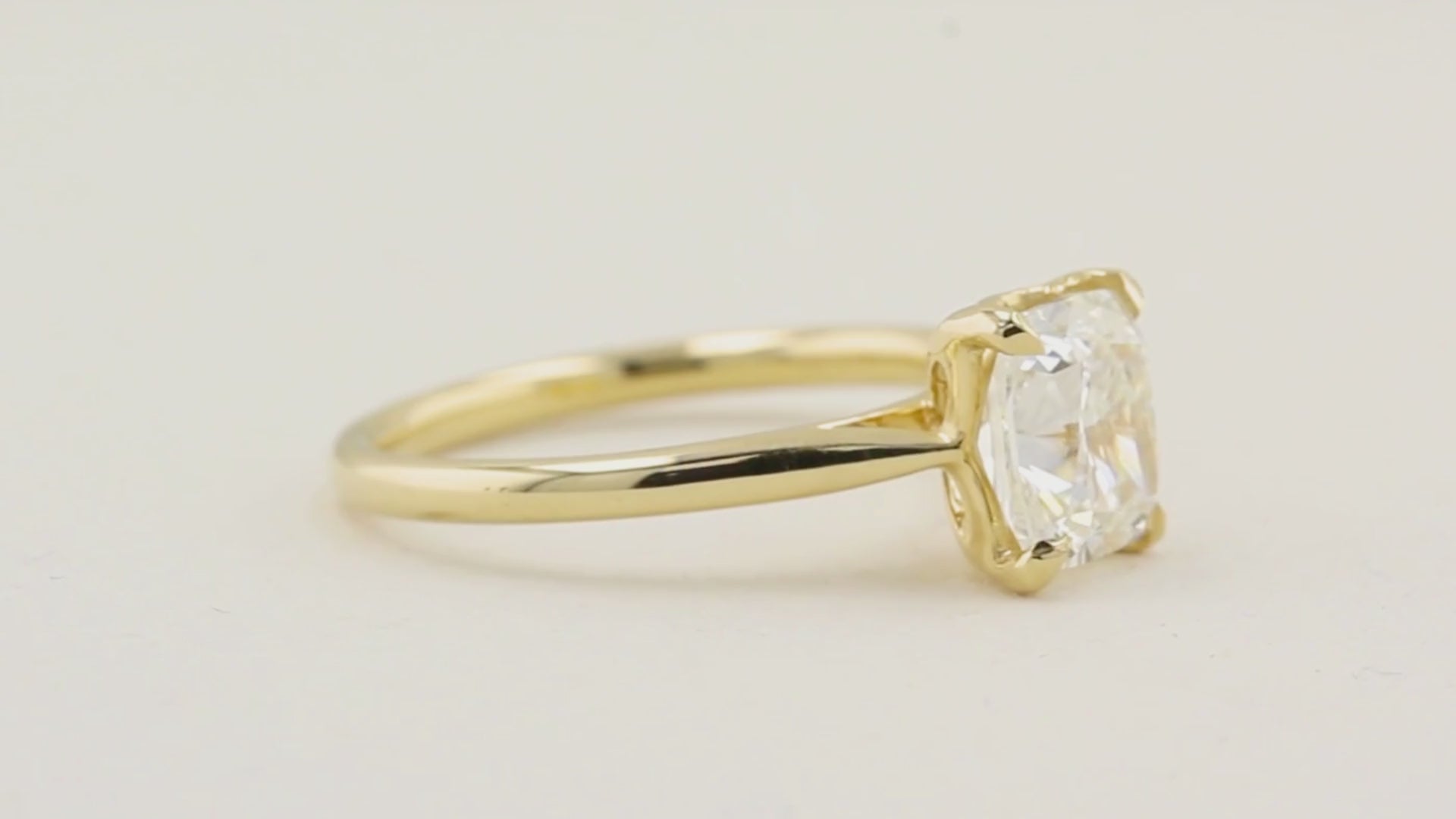 Timeless Cushion Cut Diamond Ring