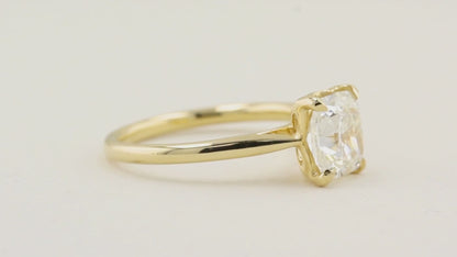 Timeless Cushion Cut Diamond Ring