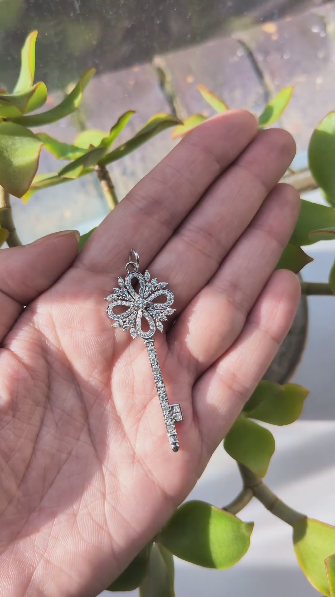 Tiffany &amp; Co. Victoria Diamond Key Pendant