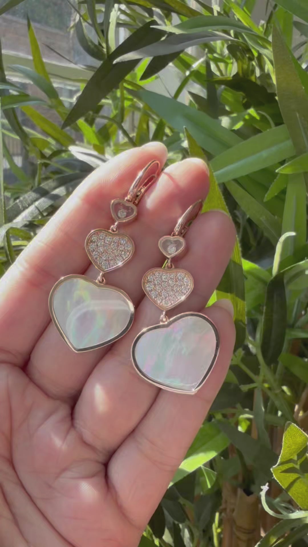 Chopard Happy Hearts Drop Earrings