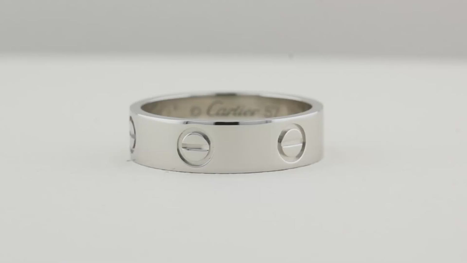 Platinum Cartier Love Ring