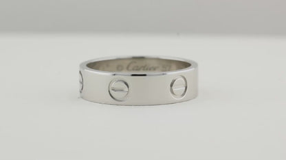 Platinum Cartier Love Ring