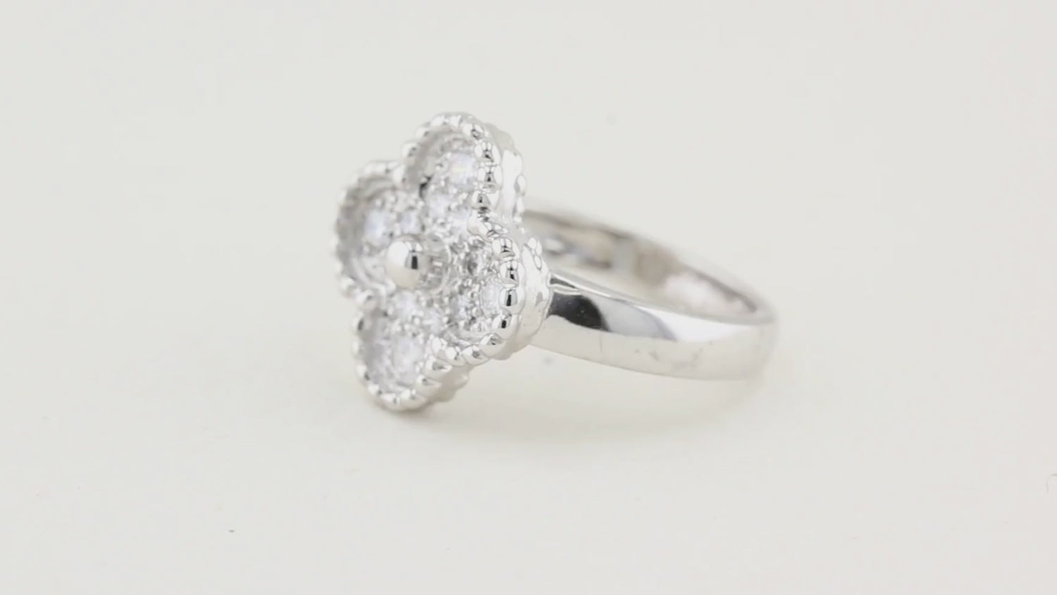 Van Cleef &amp; Arpels Diamond Alhambra Ring