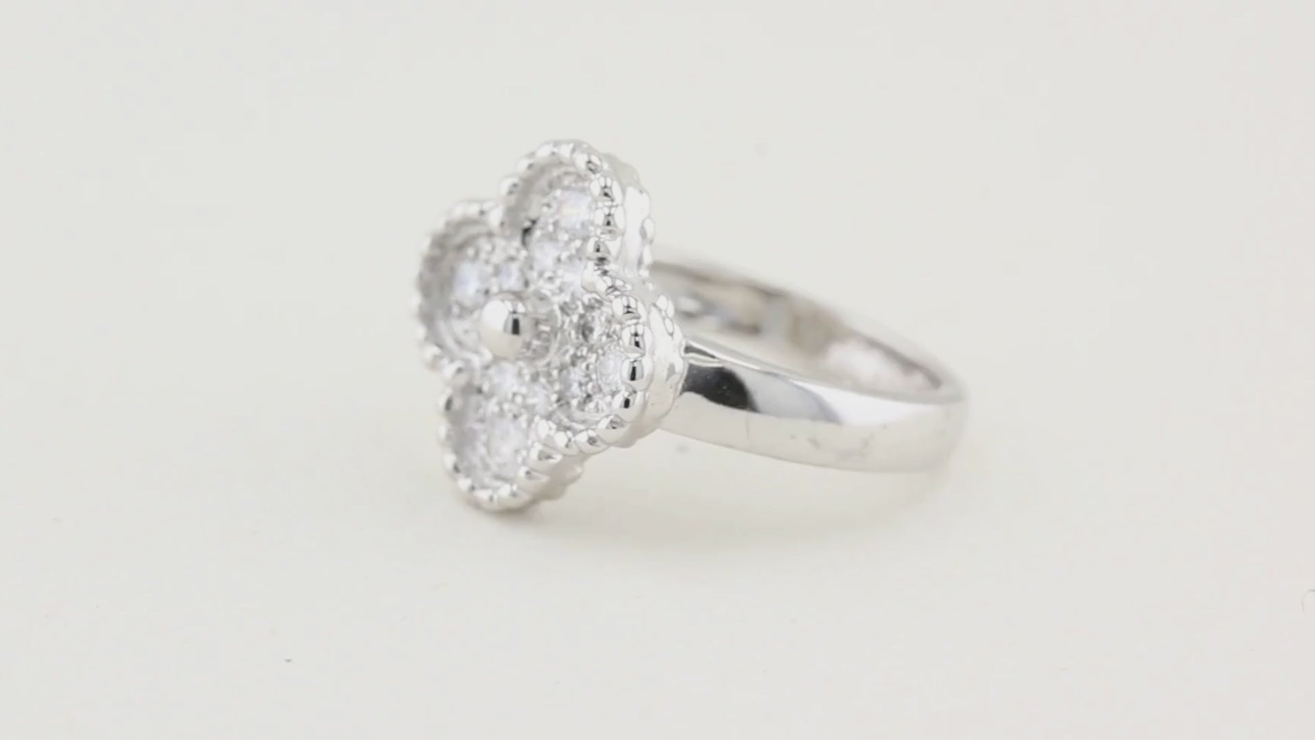 Van Cleef &amp; Arpels Diamond Alhambra Ring