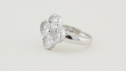 Van Cleef &amp; Arpels Diamond Alhambra Ring