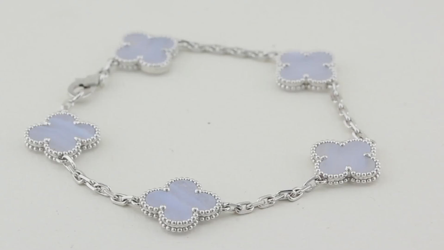Van Cleef &amp; Arpels Vintage Chalcedony Alhambra Bracelet