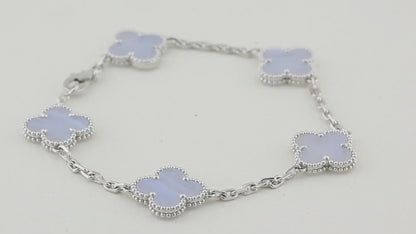 Van Cleef &amp; Arpels Vintage Chalcedony Alhambra Bracelet
