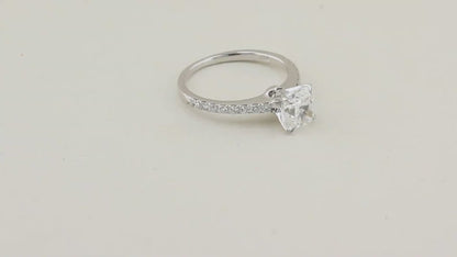 1.82ct Cushion Cut Diamond Ring