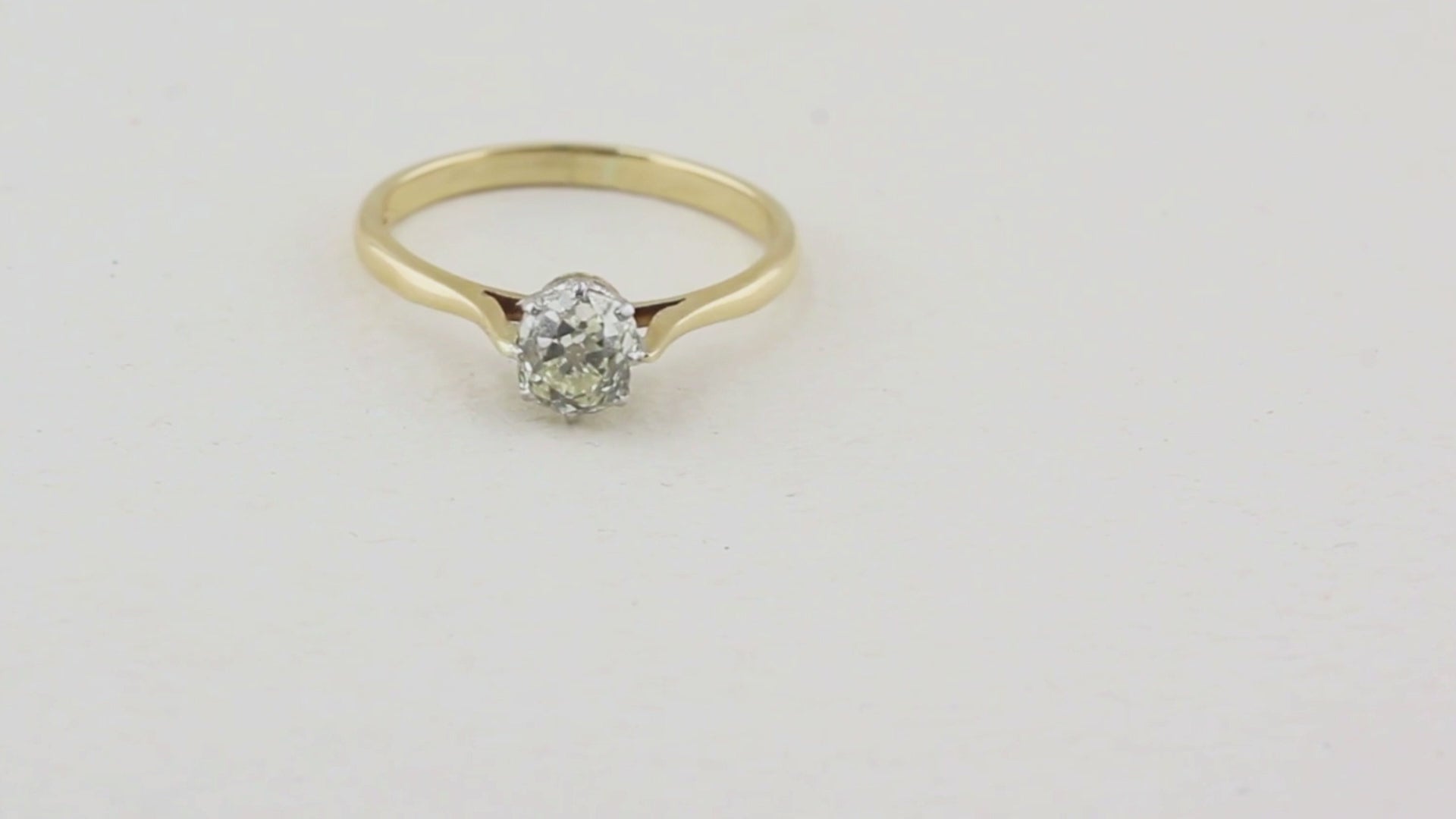 Vintage Old Cut Diamond Solitaire Ring