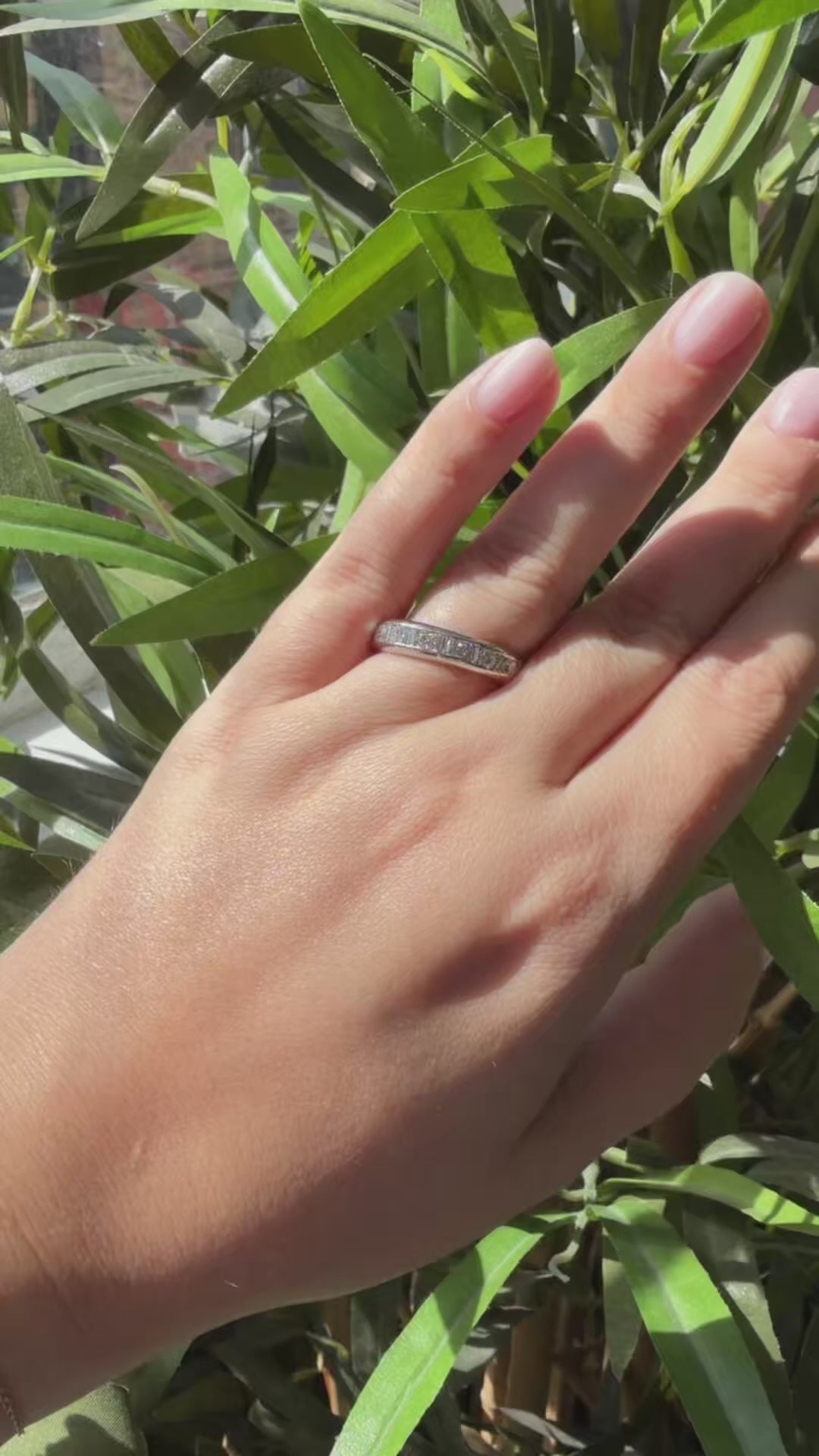 Baguette and Brilliant Cut Diamond Eternity Ring
