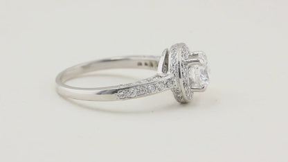 0.90ct Diamond Cluster Ring