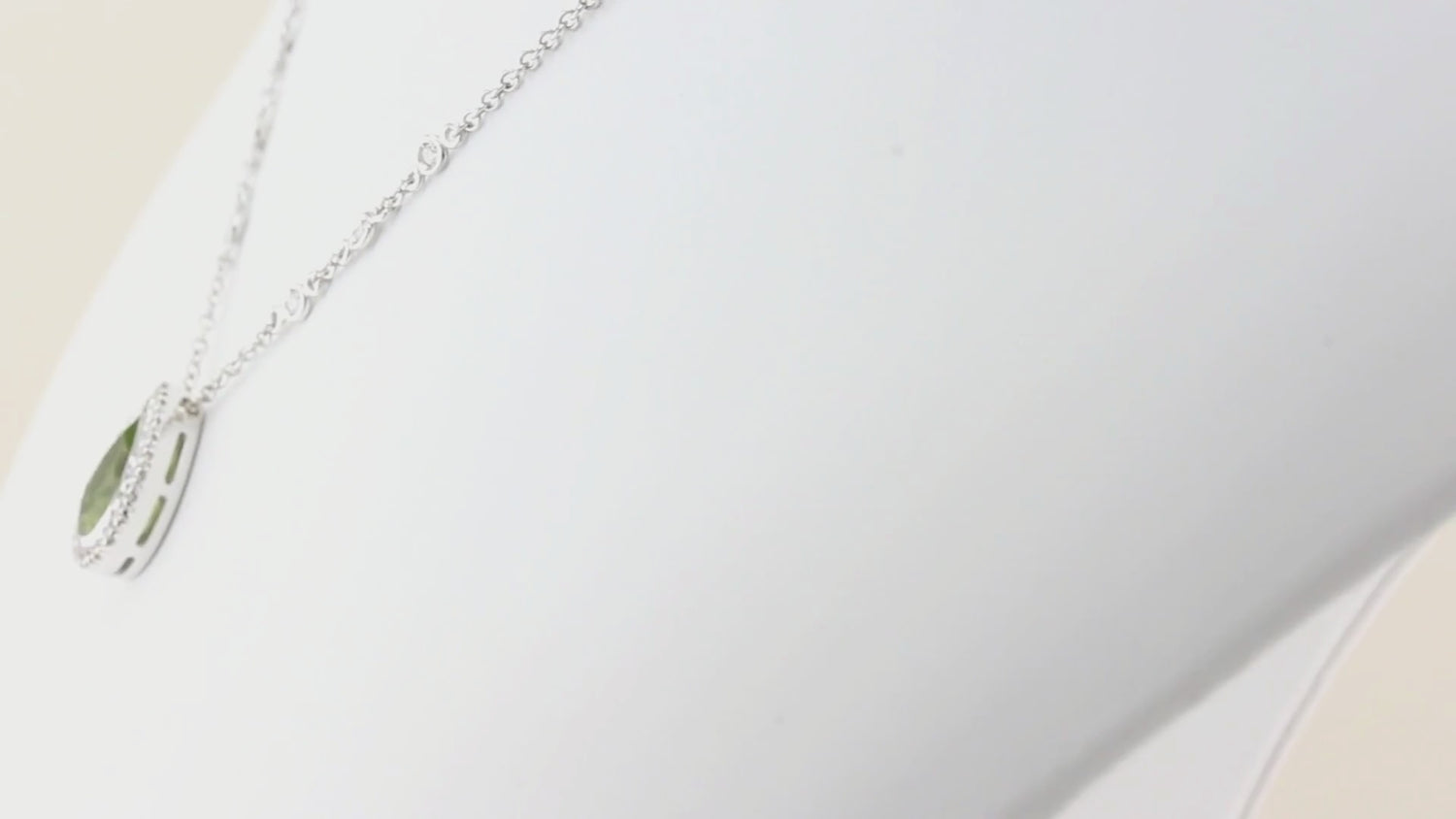 Mappin &amp; Webb Peridot and Diamond Necklace