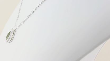 Mappin &amp; Webb Peridot and Diamond Necklace