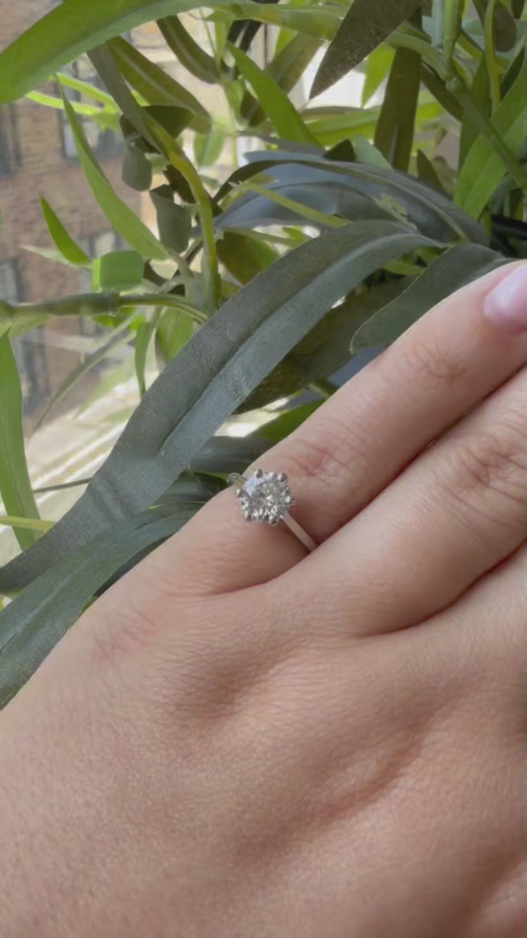 0.96ct Diamond Solitaire Ring