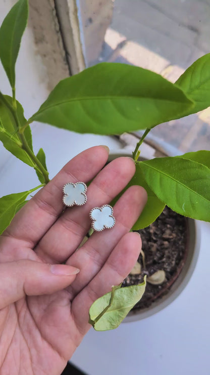 Van Cleef &amp; Arpels Mother of Pearl Alhambra Earrings