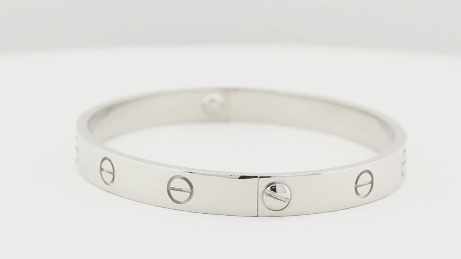 Vintage Cartier Classic Love Bracelet - Size 18