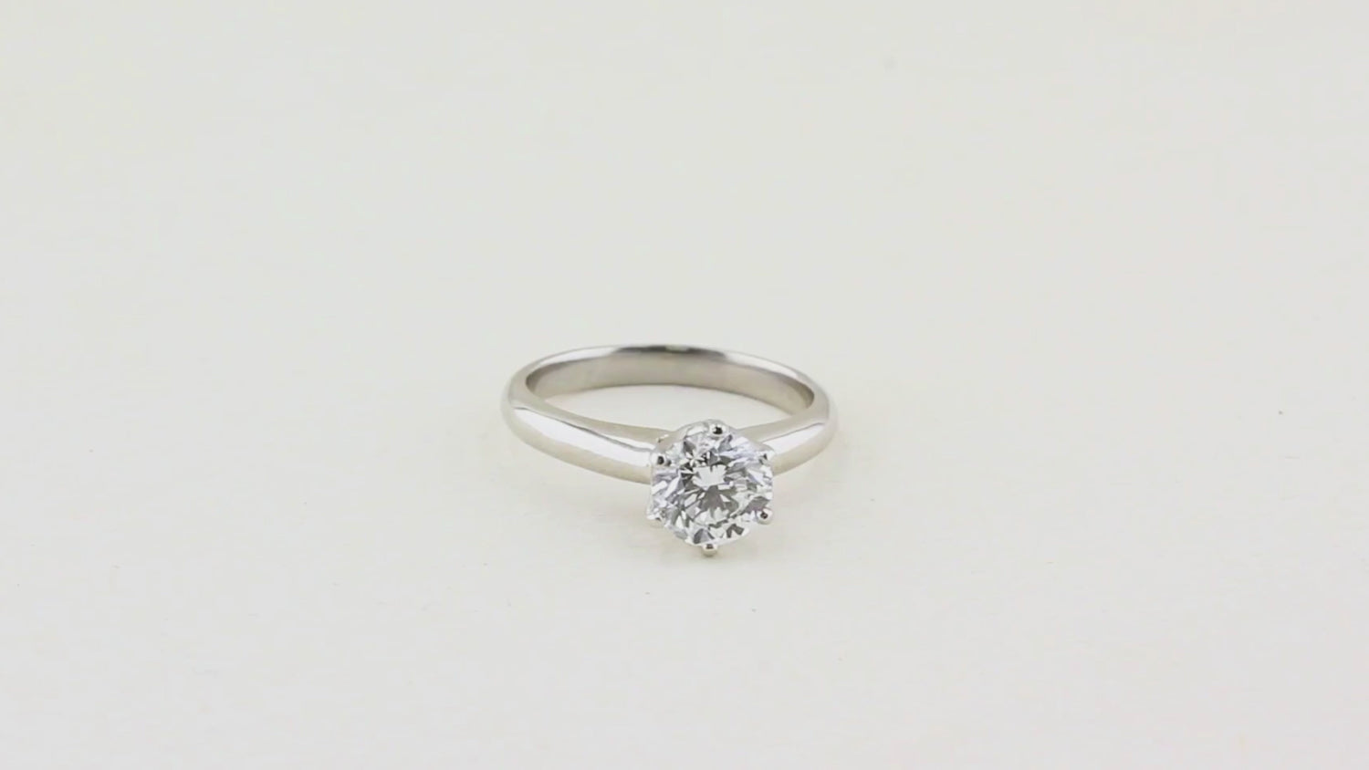 1.27ct Round Diamond Solitaire Ring