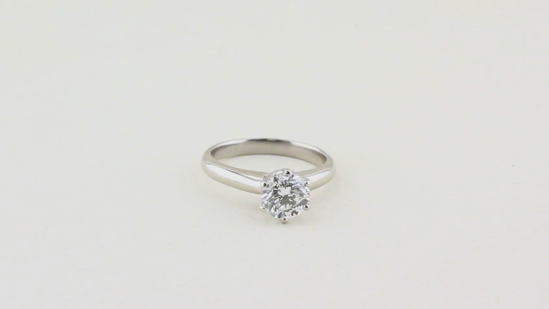 1.27ct Round Diamond Solitaire Ring