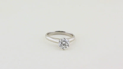 1.27ct Round Diamond Solitaire Ring