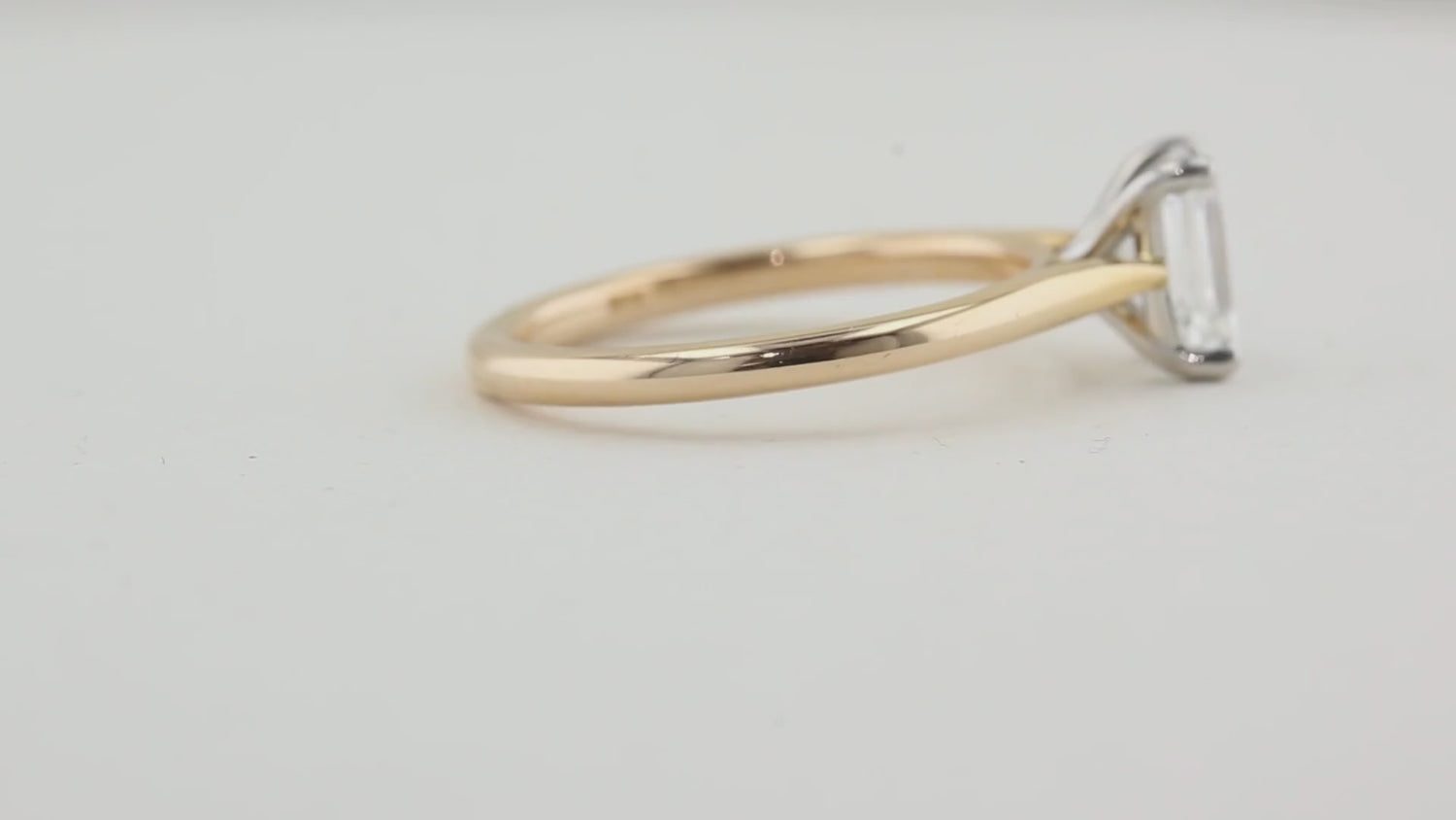 1.20ct Emerald Cut Diamond Solitaire Ring