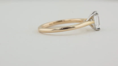1.20ct Emerald Cut Diamond Solitaire Ring