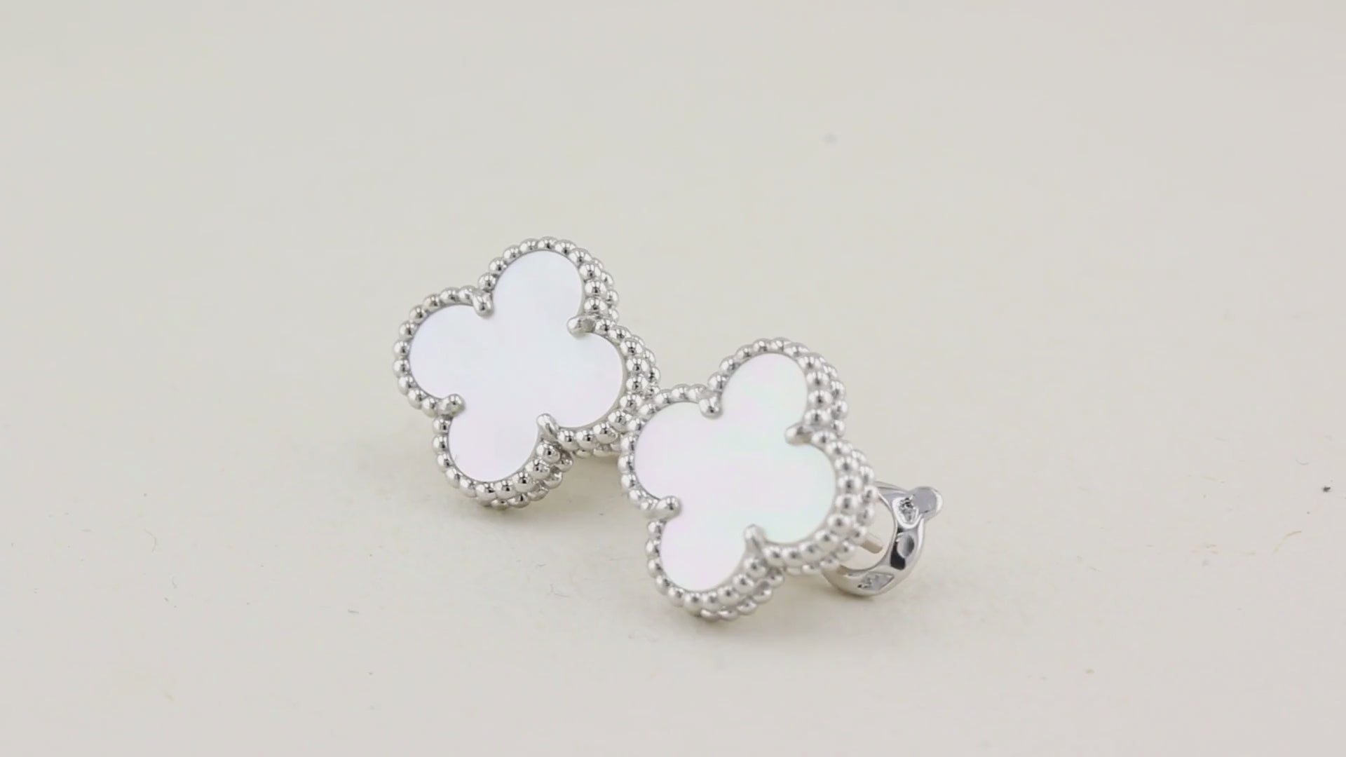 Van Cleef &amp; Arpels Mother of Pearl Alhambra Earrings