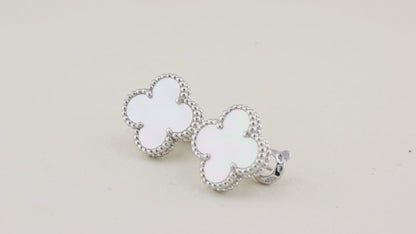 Van Cleef &amp; Arpels Mother of Pearl Alhambra Earrings