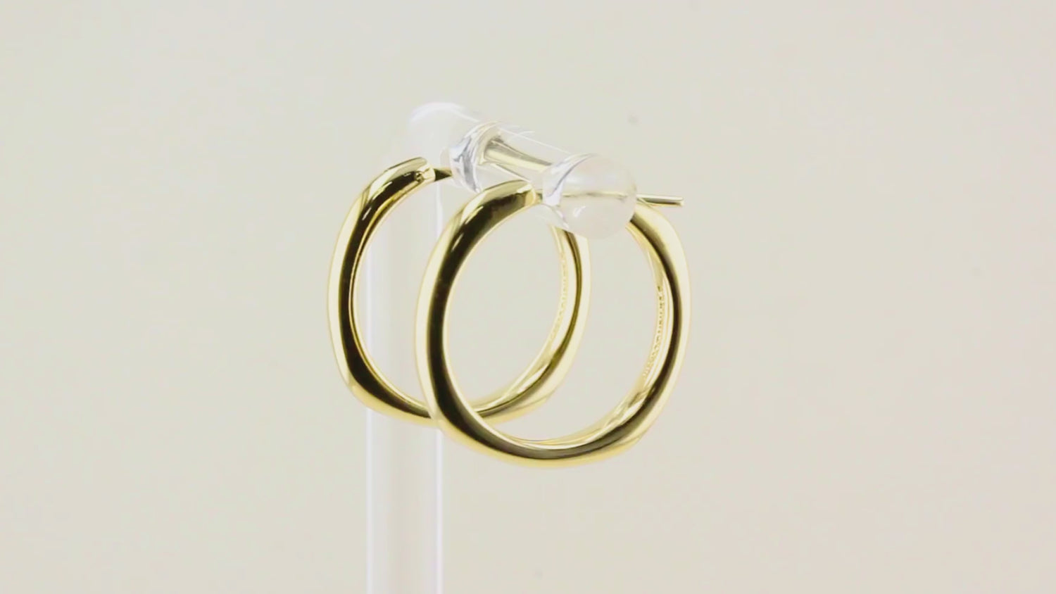 Tiffany &amp; Co Yellow Gold Hoop Earrings