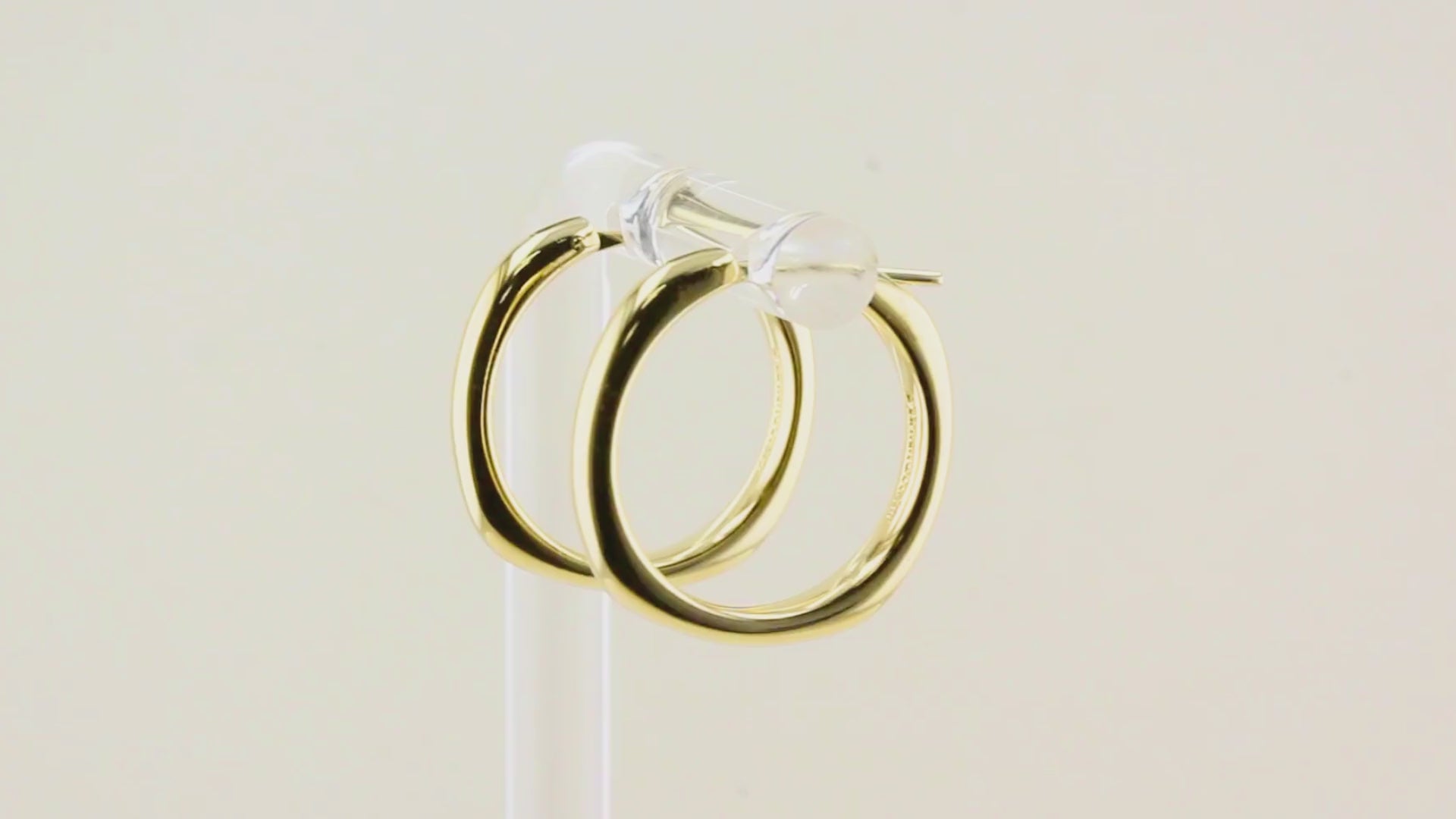 Tiffany &amp; Co Yellow Gold Hoop Earrings