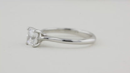 1.01ct Radiant Cut Diamond Solitaire Ring