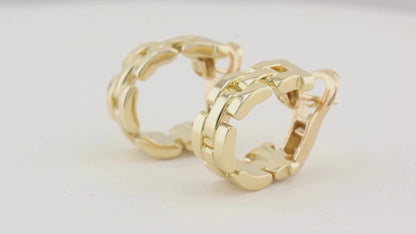 Vintage Cartier Mallion Panthere Earrings