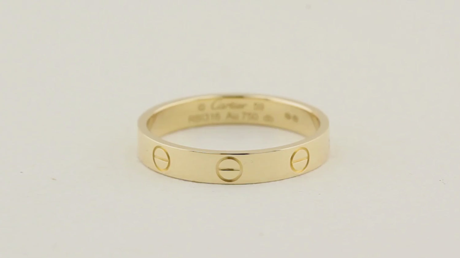 Cartier Yellow Gold SM Love Ring