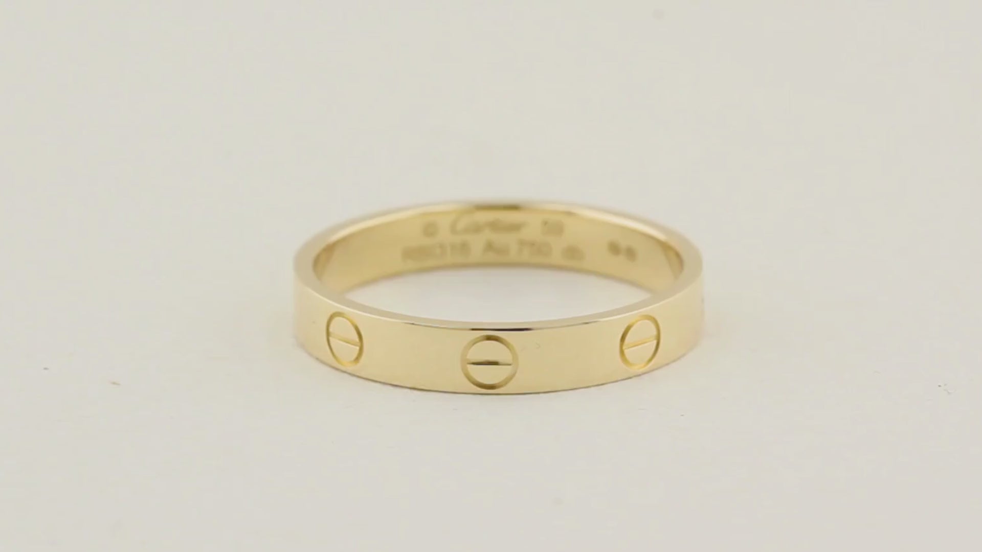 Cartier Yellow Gold SM Love Ring