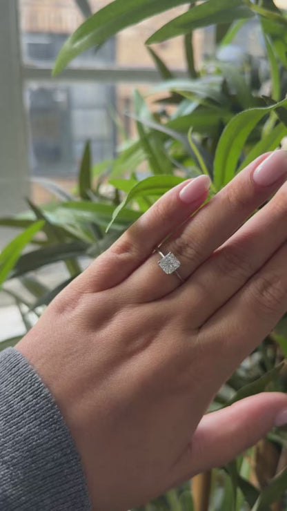 1.50ct Radiant Cut Solitaire Ring
