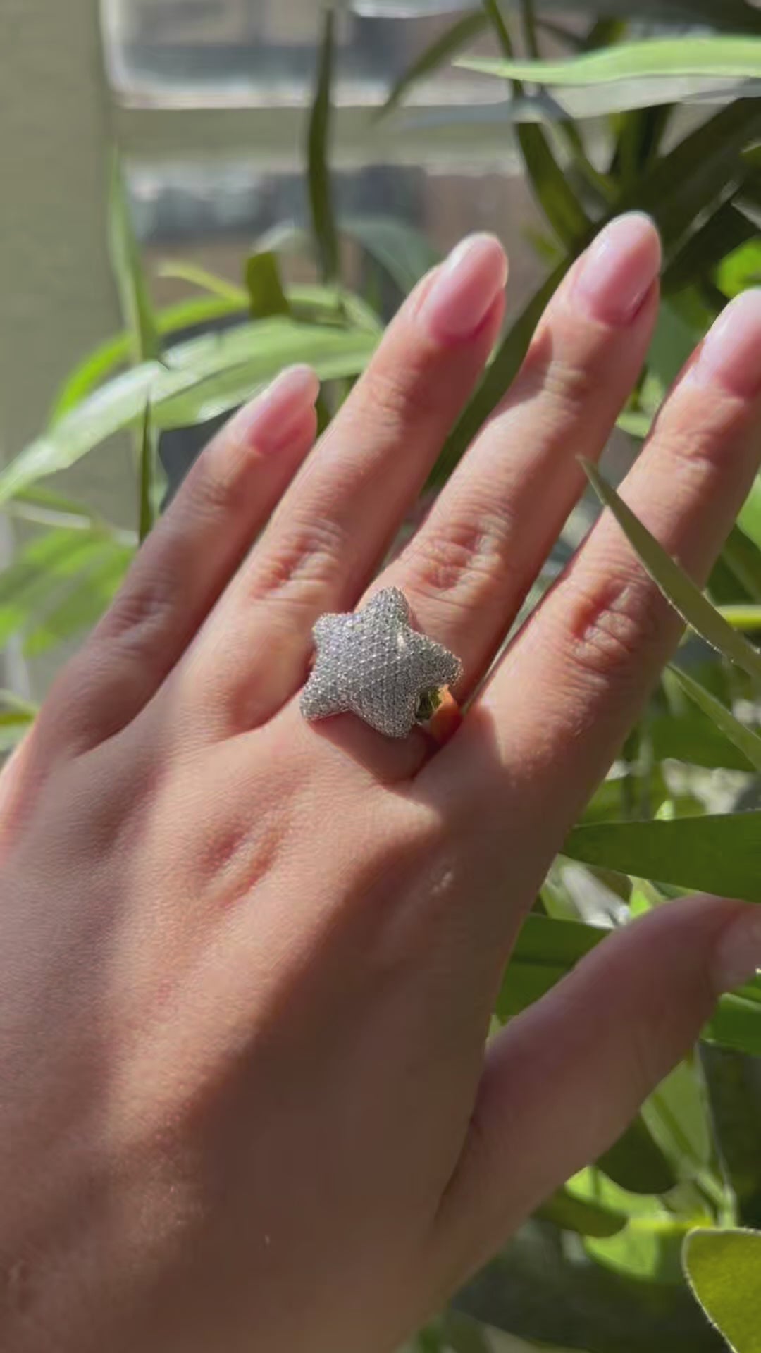 Breuning Diamond Star Ring